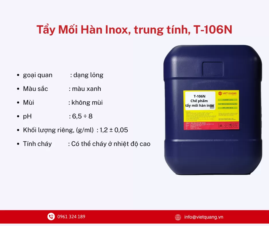 tẩy mối hàn chà mối hàn T-106N