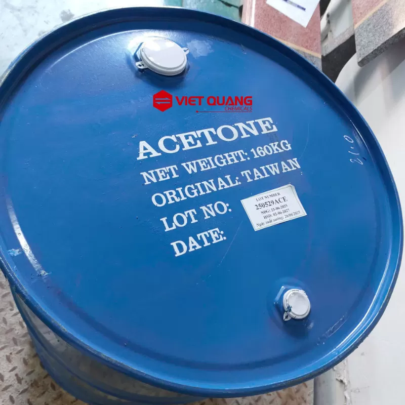Dung môi Acetone -  Dung môi công nghiệp bay hơi nhanh dùng trong sơn, mực, mỹ phẩm