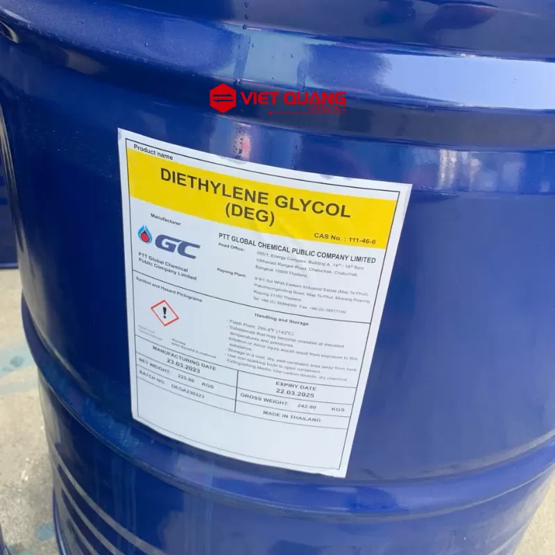Dung môi Diethylene Glycol, DEG