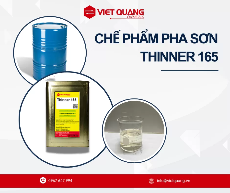 chế phẩm pha sơn, thinner 165, pha sơn ABS, pha sơn TOA