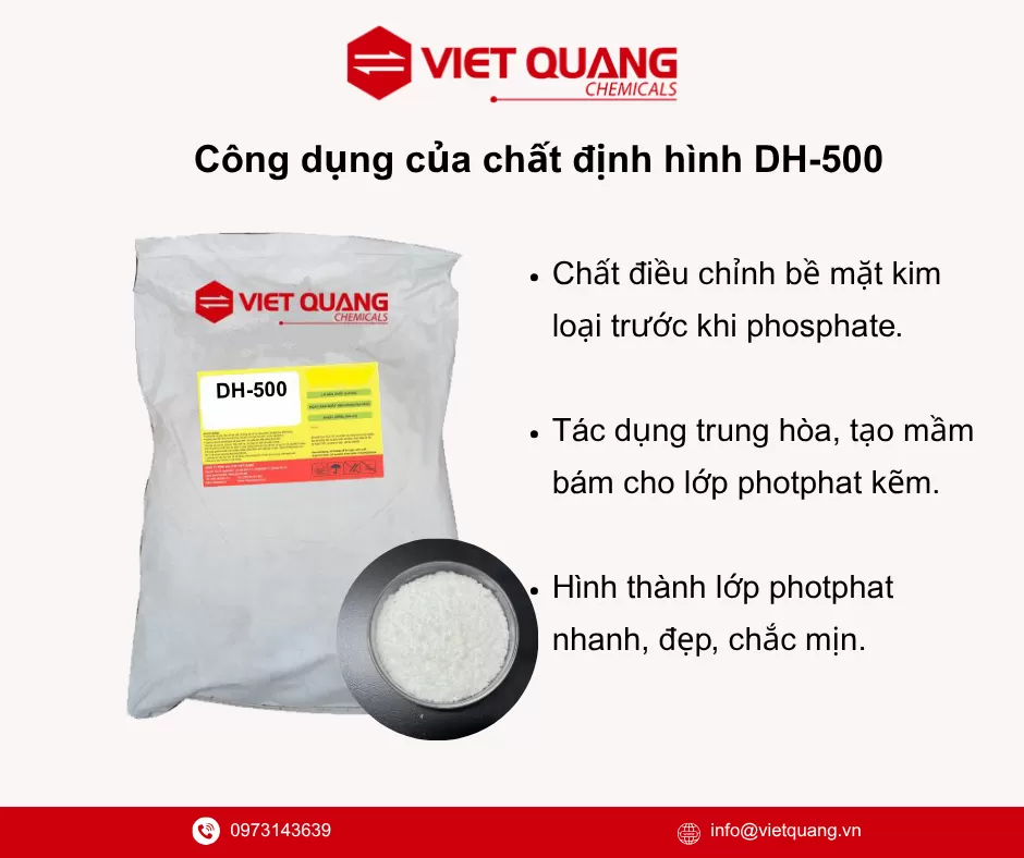 Hóa chất định hình DH-500, phosphate