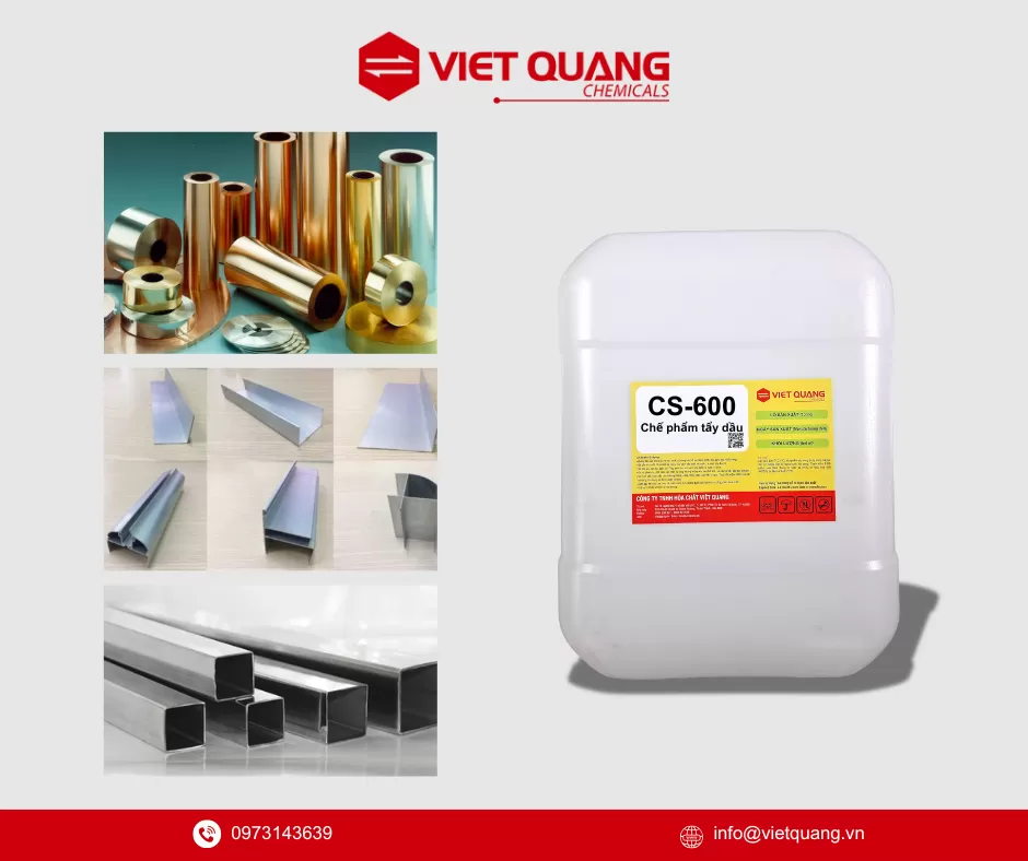 chế phẩm tẩy dầu trung tính, tẩy dầu mỡ, CS-600