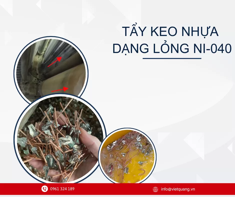 tẩy keo nhựa dạng lỏng NI-040