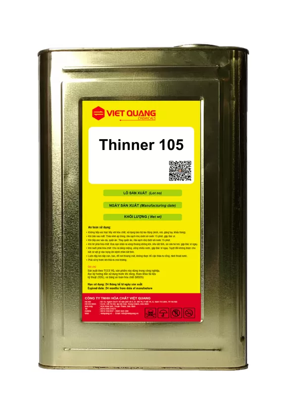 Chế phẩm tẩy mực in trên cao su, Thinner 105