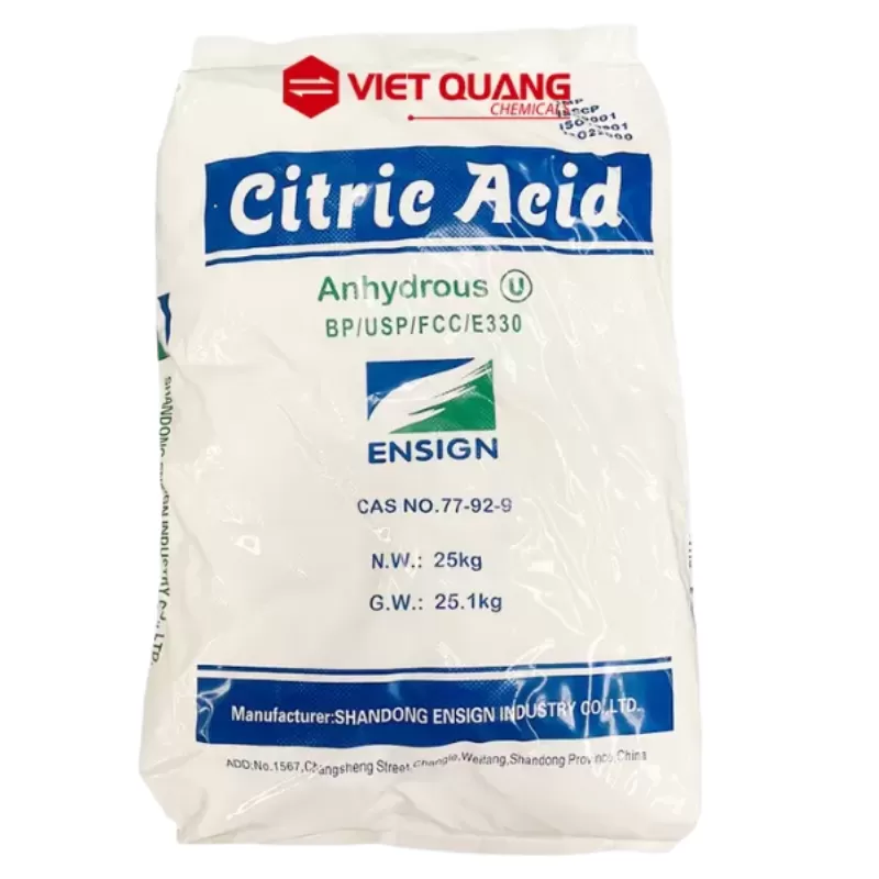 Acid Citric Weifeng (C6H8O7) – Axit Chanh | Axit Citric Mono Giá Rẻ TQ 25kg/bao