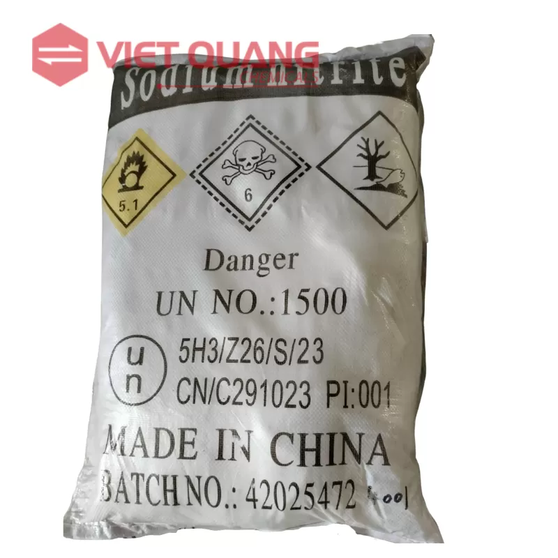 Natri Nitrit (NaNO2) – Hóa chất NaNO2 Công nghiệp | Mua NaNO2 Trung Quốc 25kg/bao