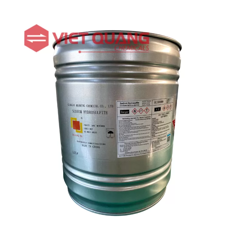 Hóa chất Sodium Hydrosulfite, 50kg/thùng. Hóa chất tẩy đường Na2S2O4
