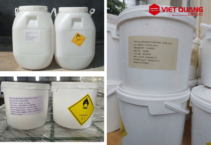 Trichloroisocyanuric Acid (TCCA) – Hóa chất xử lý nước, diệt khuẩn