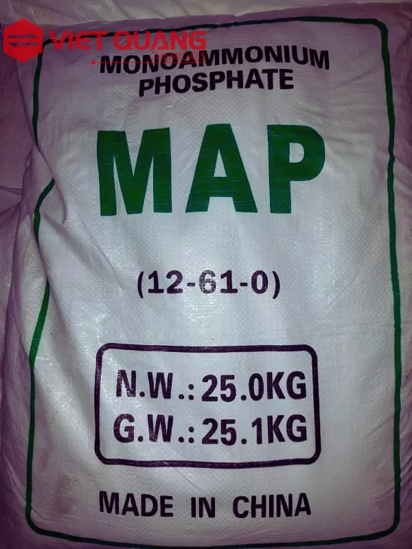 Mono Ammonium Phosphate (MAP), NH4H2PO4, 25kg/bao, (TQ)