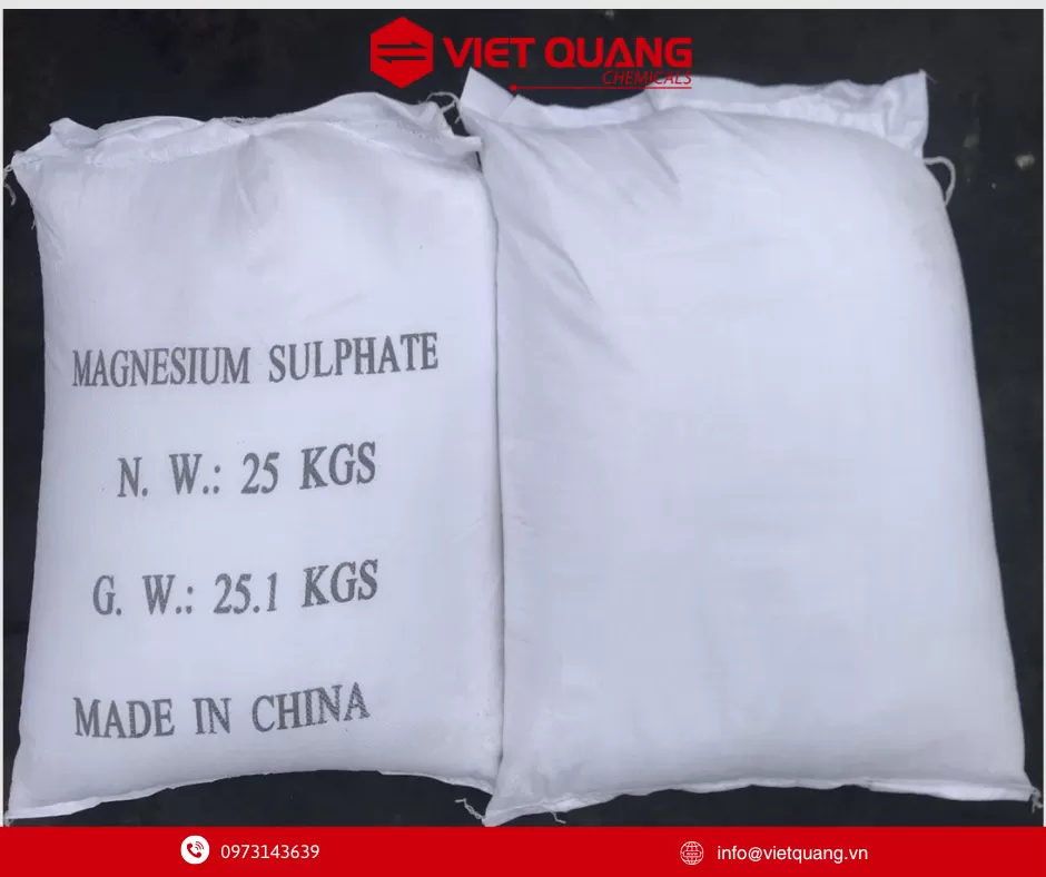 Magiê Sunfat, Phân bón vi lượng, Xử lý nước, MgSO4