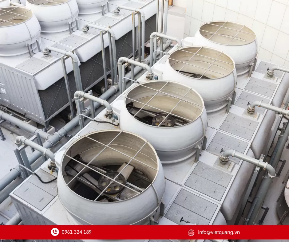 Hệ thống tháp giải nhiệt trong công nghiệp