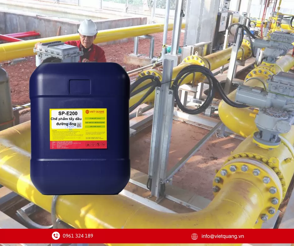 tẩy dầu đường ống SP-E200