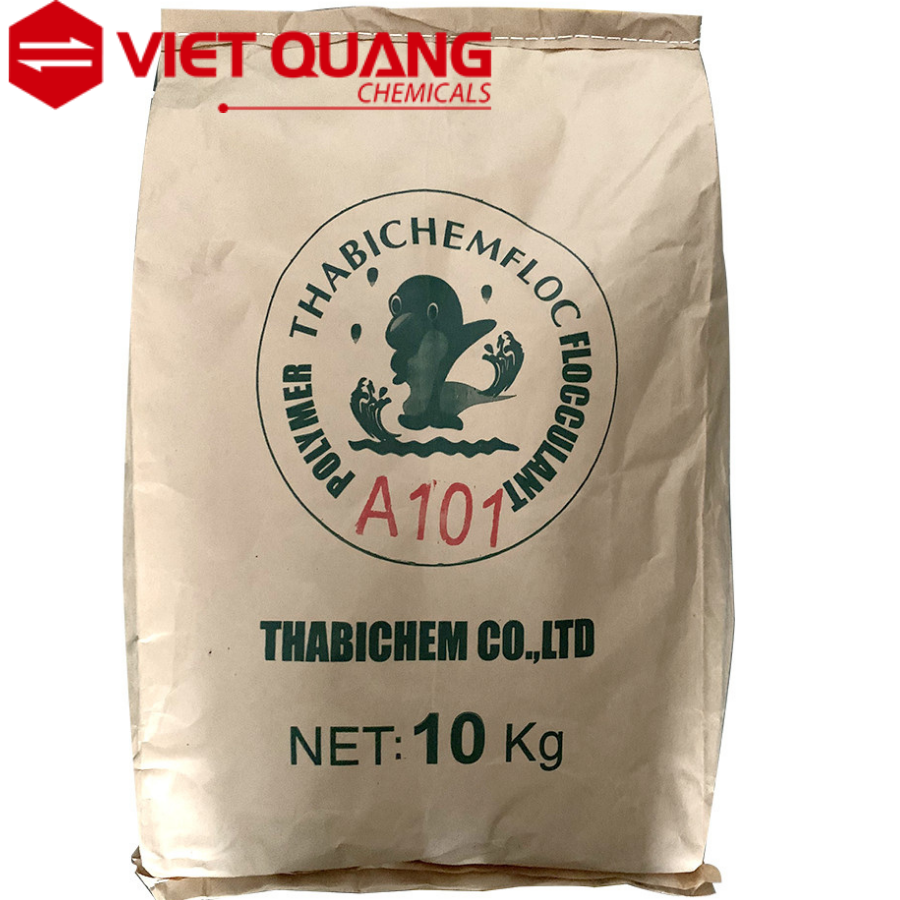 Polymer Anion A101 – Polyanion | Chất Trợ Lắng Hiệu Quả, 10kg/bao