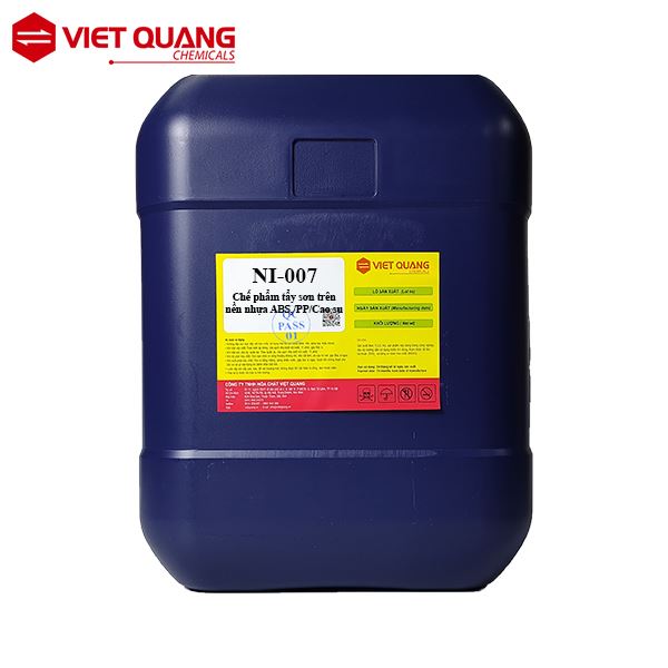 HÓA CHẤT TẨY SƠN TRÊN NỀN NHỰA ABS/PS/ CAO SU NI-007