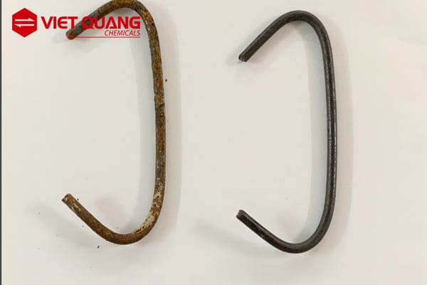 biến tính gỉ sắt thép