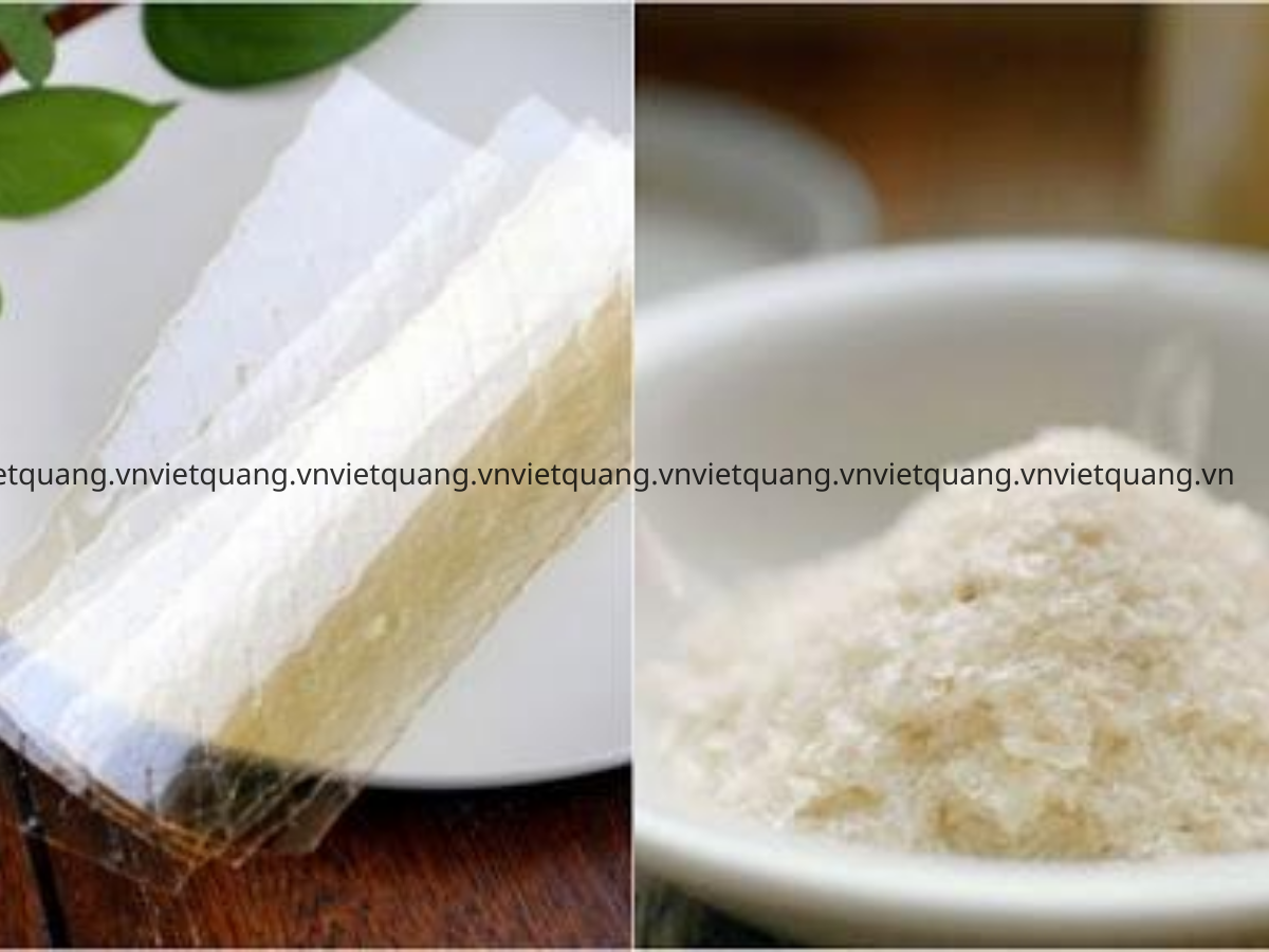 Hình ảnh gelatin dùng trong thực phẩm