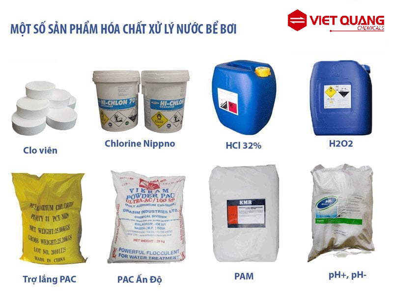 Giá bán hoá chất xử lý hồ bơi bao nhiêu tác dụng ra sao