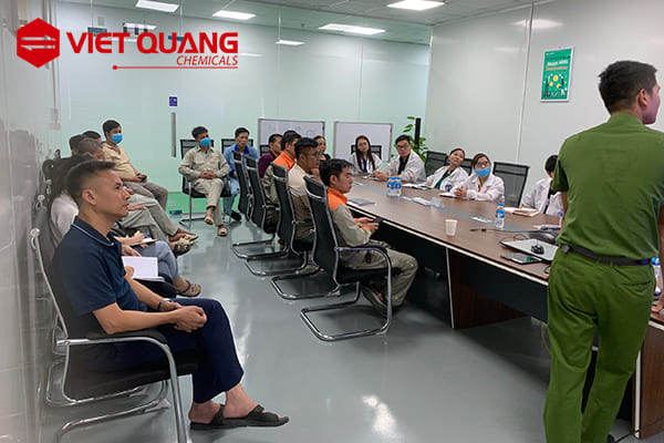 Tập huận pccc tại hoá chất việt quang