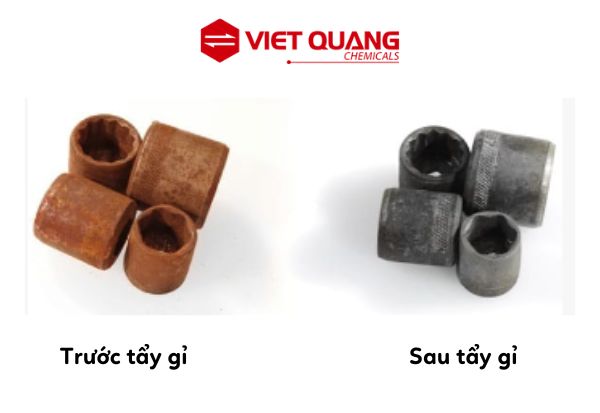 biến tính gỉ sắt thép