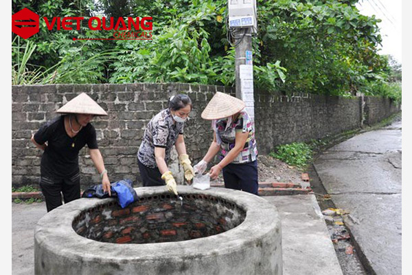 Xử lý nước giếng bằng Cloramin B