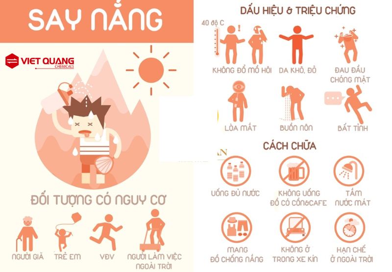 Tình trạng say nắng rất phổ biến vào mùa hè