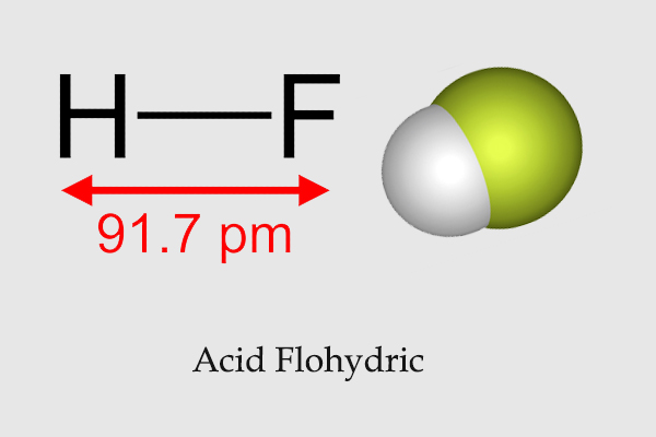 công thức phân tử của hf