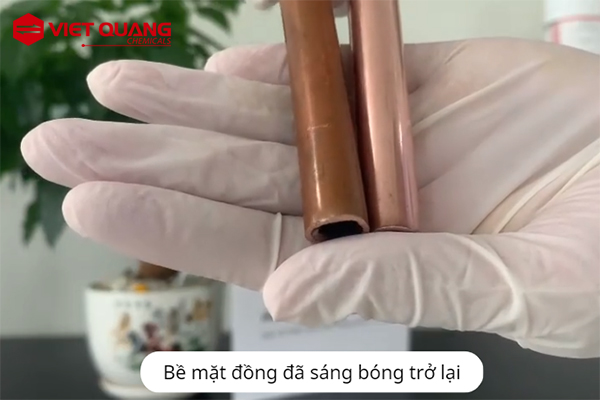 sản phẩm trước và sau khi đánh bóng