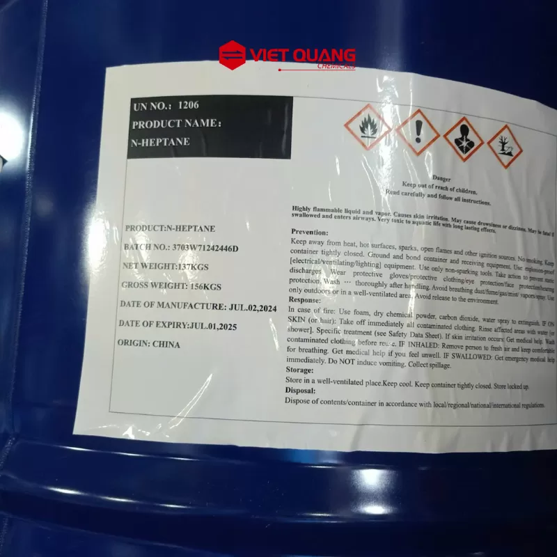 Dung môi N-Heptane công nghiệp – Hàng Hàn Quốc / Trung Quốc