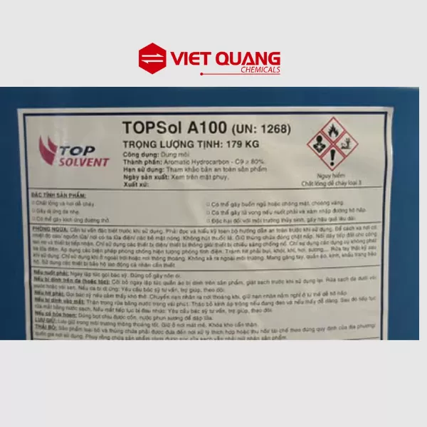Dung môi Hydrocarbon Thơm: Solvent 100 (C9), Solvesso A150 và Solvent 150