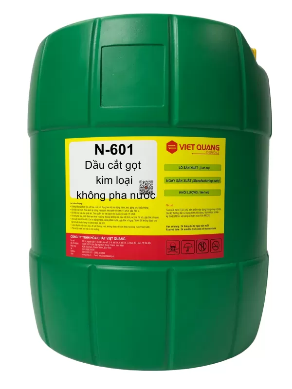 DẦU CẮT GỌT KIM LOẠI, KHÔNG PHA NƯỚC N-601