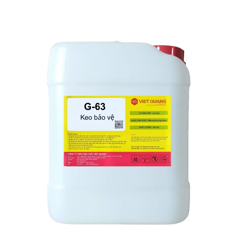 Keo nước bảo vệ chống gỉ G-63, 20lit/can, 5lit/can
