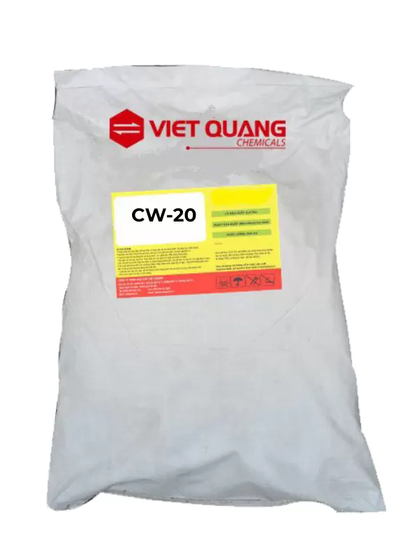 Chế phẩm tẩy dầu lau máy cơ khí cặn ô tô, CW20, 25kg/bao