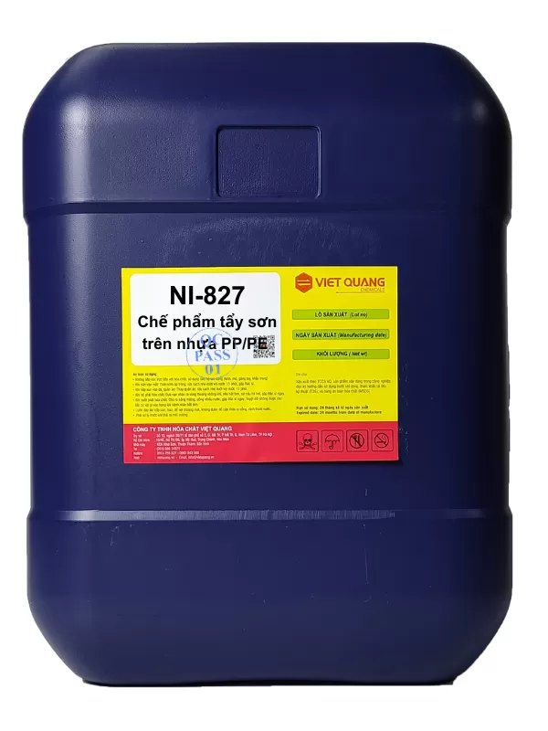 CHẾ PHẨM TẨY SƠN TRÊN NỀN NHỰA PP/PE NI-827