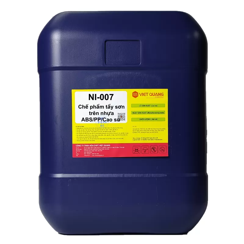 CHẾ PHẨM TẨY SƠN TRÊN NỀN NHỰA ABS/PS/ CAO SU NI-007
