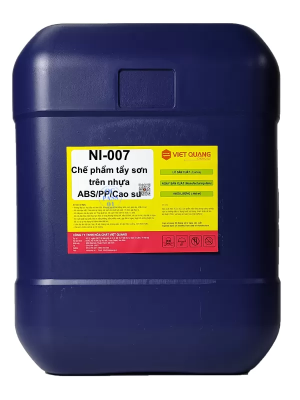 HÓA CHẤT TẨY SƠN TRÊN NỀN NHỰA ABS/PS/ CAO SU NI-007