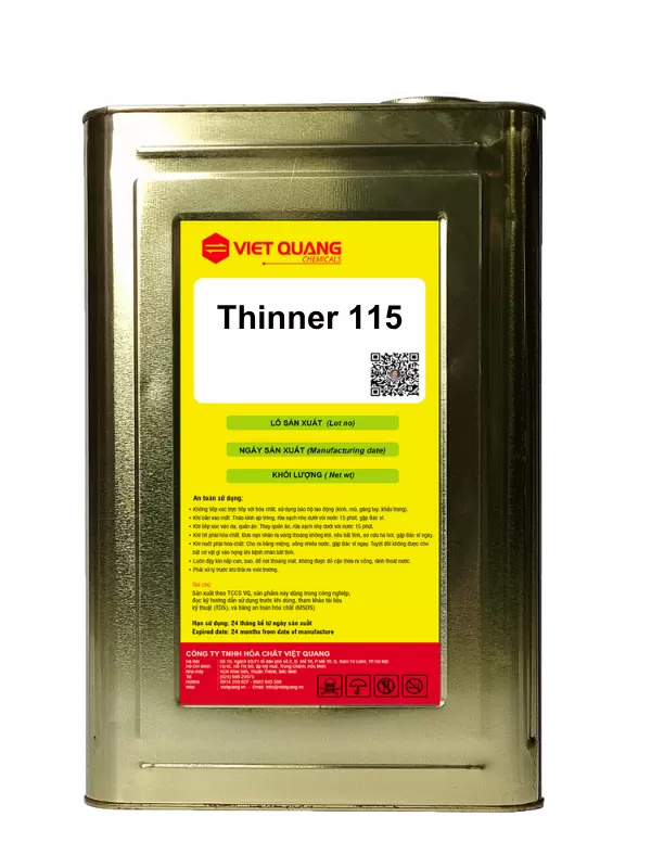 CHẾ PHẨM TẨY RỬA BỤI BẨN, DẦU MỠ THINNER 115