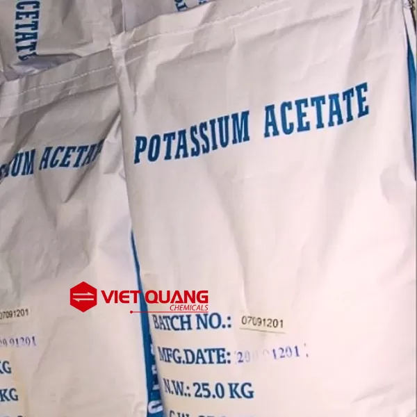 Hóa chất Potassium Acetate – CH3COOK, 25kg/bao (Trung Quốc)