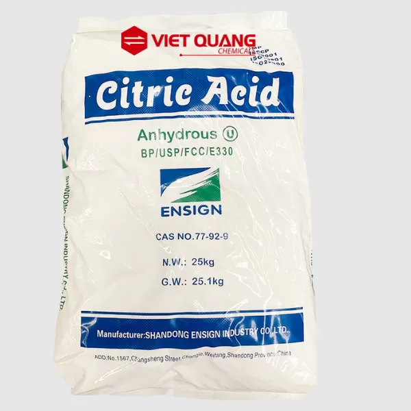 Acid Citric Weifeng (C6H8O7) – Axit Chanh | Axit Citric Mono Giá Rẻ TQ 25kg/bao