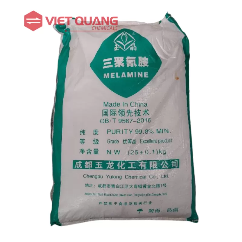 Melamine – Hóa chất công nghiệp, bao 25kg (Trung Quốc)