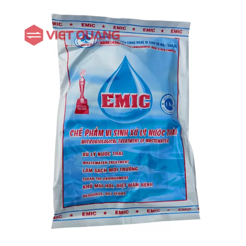 Men vi sinh hiếu khí và men vi sinh kị khí – Hóa chất xử lý nước thải, gói 1kg