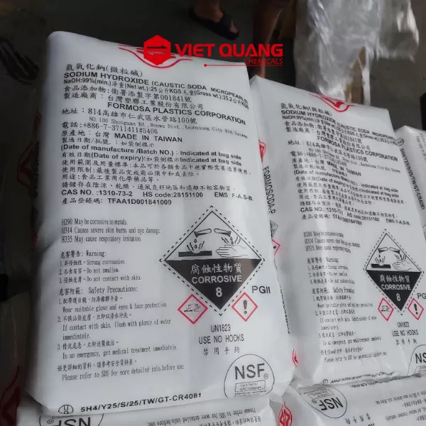 Xút ăn da NaOH – Sodium Hydroxide, xút vẩy, xút hạt công nghiệp chất lượng