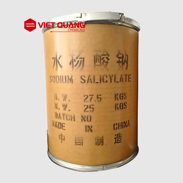 Hóa chất Sodium Salicylate (C7H5NaO3) – 25kg/thùng (Trung Quốc)
