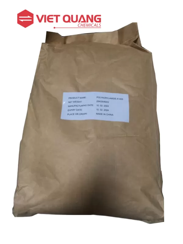 Polymer Anion A1400, Polyacrylamide, 25kg/bao, (Anh)