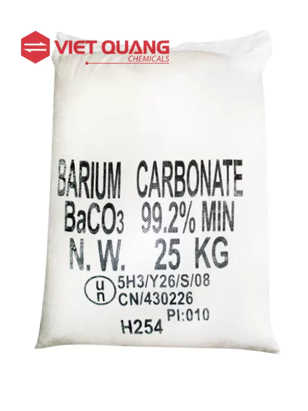 Barium carbonate 99.2%, BaCO3 99.2%, 25kg/bao, (Trung Quốc)