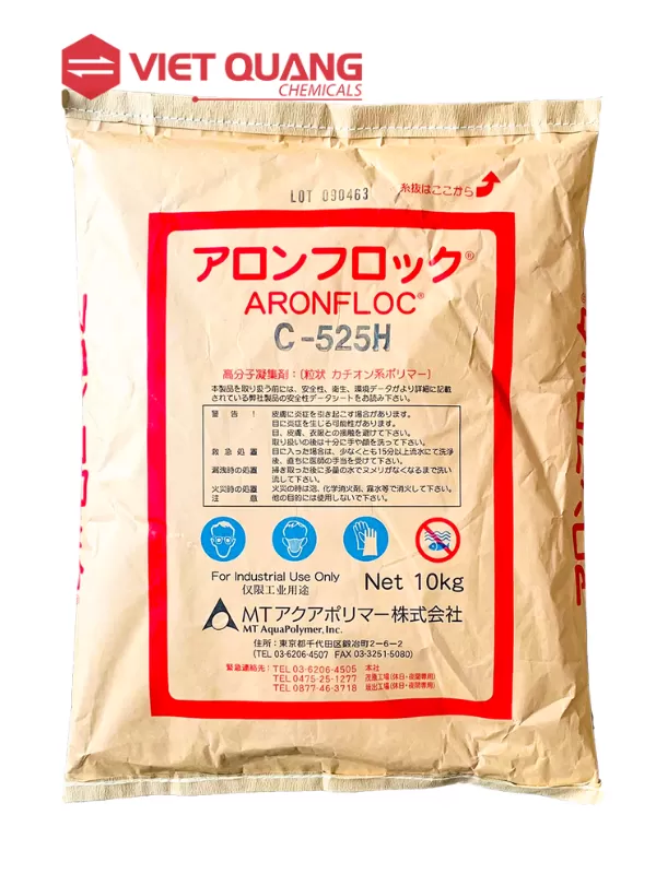 Polymer cationic C525, 10kg/bao, (Nhật Bản)