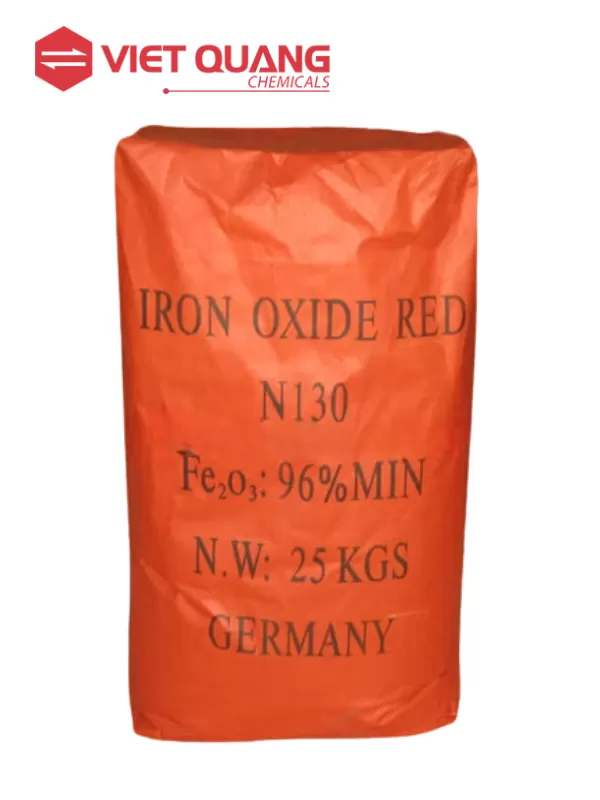 Bột oxit sắt (III), Fe2O3, 25kg/bao, (Trung Quốc)