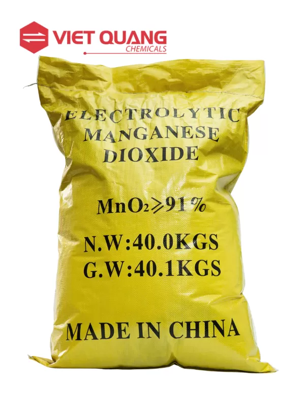 Mangan oxit MnO2, 40 kg/bao, (Trung Quốc)