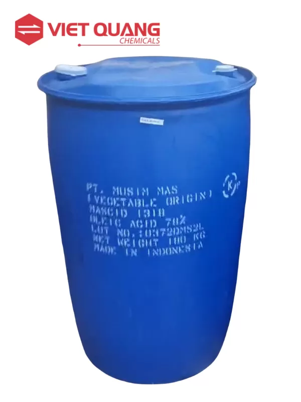 Acid Oleic, C18H34O2, 190kg/phuy, (Indonesia)