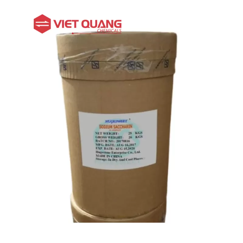 Sodium Saccharin, C7H4NO3SNa, 25kg/thùng, Trung Quốc
