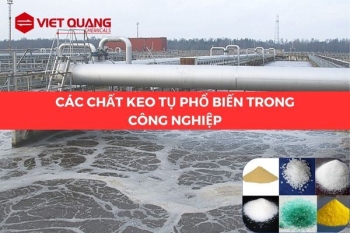 Các loại hóa chất keo tụ phổ biến trong công nghiệp